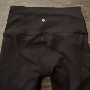 Lululemon Wunder Under 7/8 Black Leggings